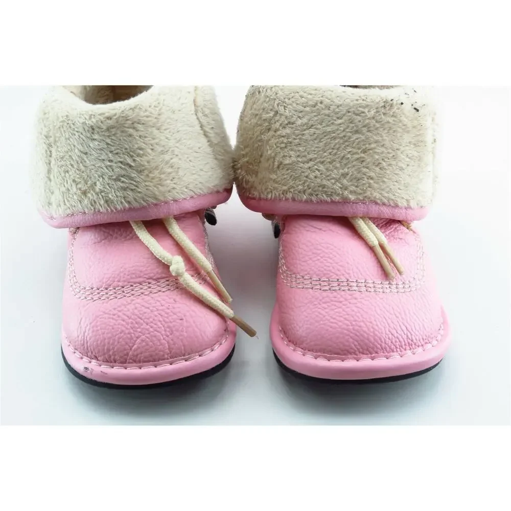 Jack & Lily Toddler Girls 11 Medium Pink‎ Warm Boots Leather